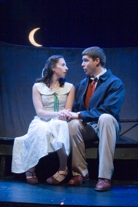Piper Goodeve and Nick Mannix in "The Fantasticks." Photo by Meghan Moore